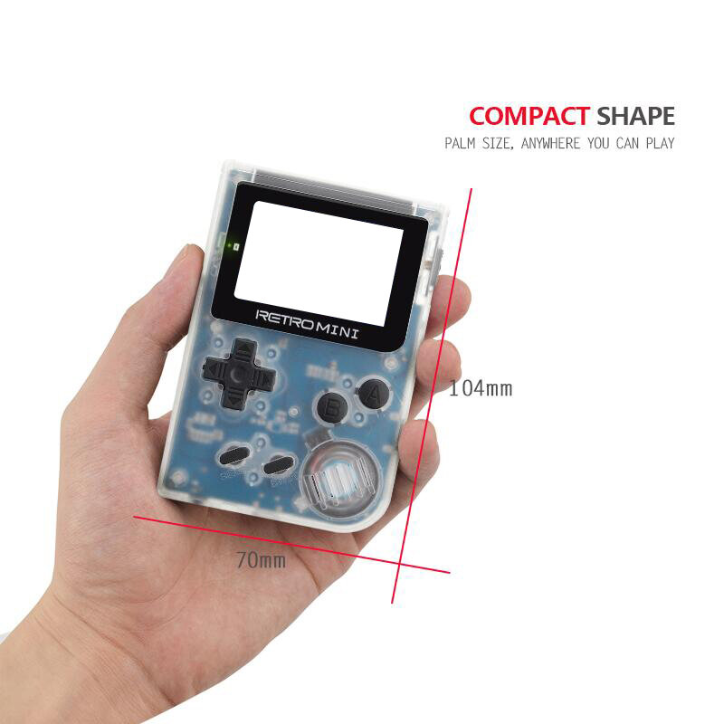 Data Frog Retro Game Console 32 Bit Portable Mini Handheld Game Players Built-in 940 For GBA Classic Games Gift Toy For Kids