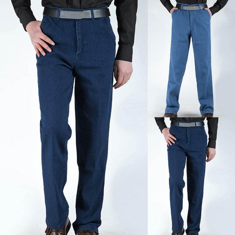 Anti-falten Einfache Hohe Taille Stretch Klassische Old-fashioned Jeans Klassischen Bleistift Jeans Gerade für Club