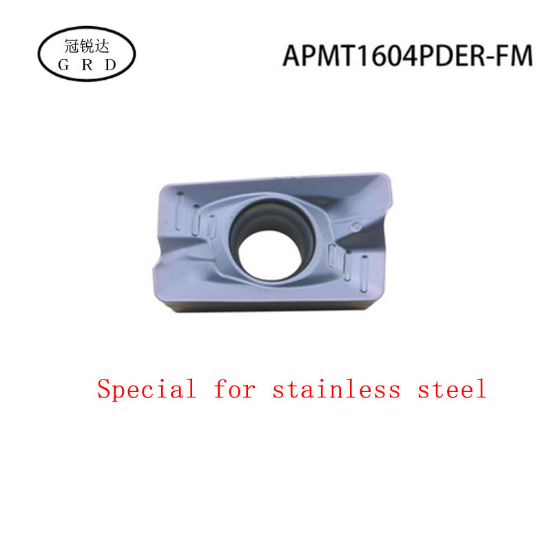Kualitas Tinggi Mobil Blade APMT1604PDER FM/H2/M2/XM Stainless Steel Mengubah Alat APMT1604 Digunakan dengan mengubah Alat Tuas Alat Bubut