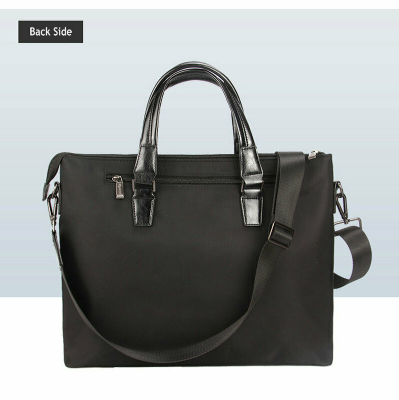 Solid Fashion Briefcase Women Office Bag 14 Inch Laptop Bag Waterproof Portable Business Tote Bag