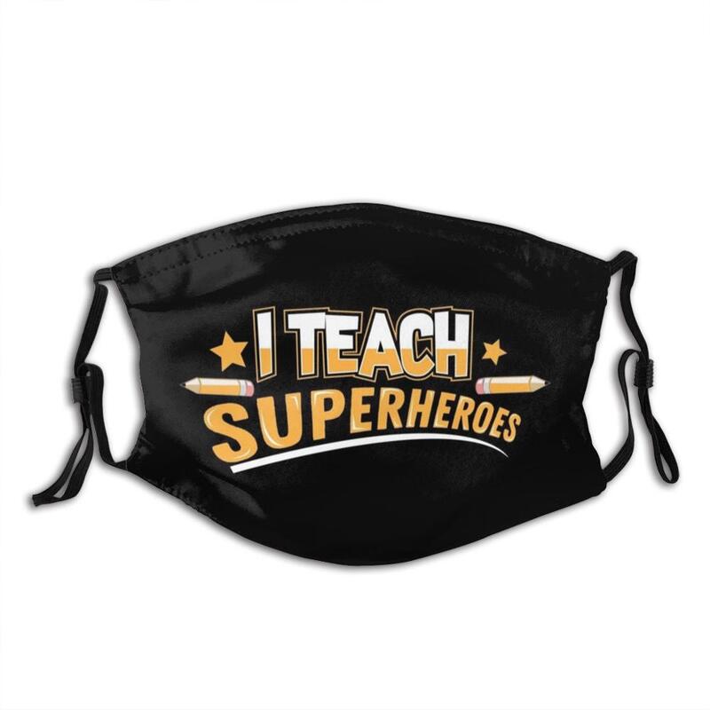Guru Teacher's Hari Superhero Teacher's Hadiah Fashion Masker Guru Guru Hari Apresiasi Guru Guru Cinta