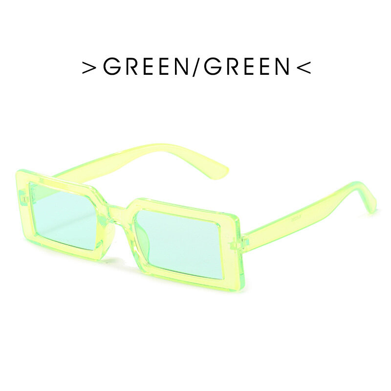 نظارات شمسية طويلة الشكل مربعة الشكل و مستطيلة للنساء ، تصميم الأزياء ، نظارات شمسية عتيقة للإناث ، UV400 ،