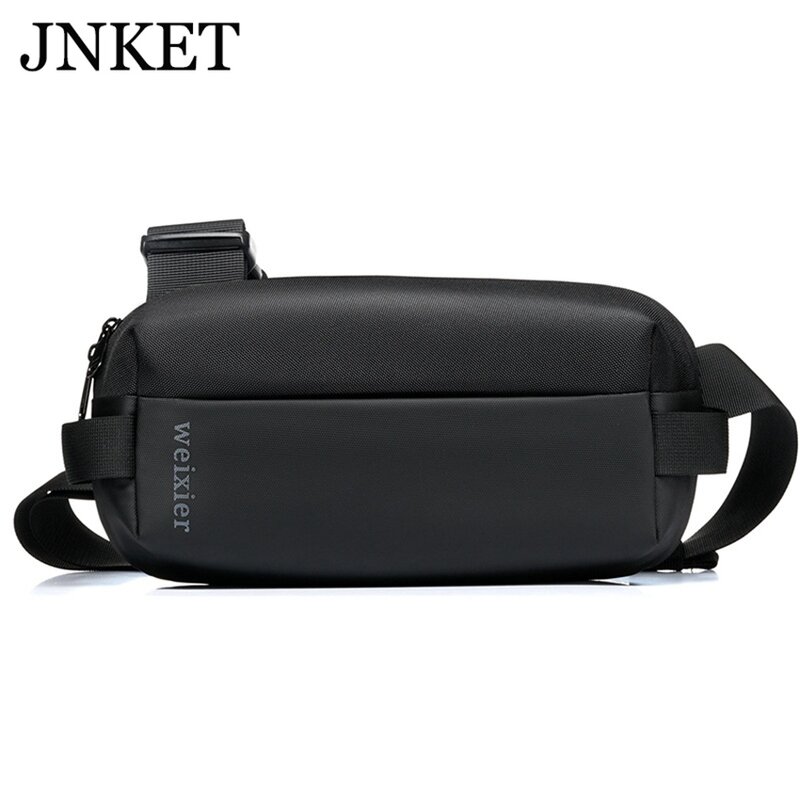 JNKET-mochila de pecho para hombre, bolso de hombro deportivo, bandolera de ocio
