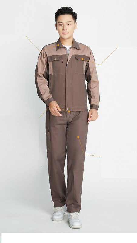 100% хлопковая рабочая одежда для мужчин и женщин, плотный сварочный костюм, Авторемонтные Рабочие Комбинезоны 4XL