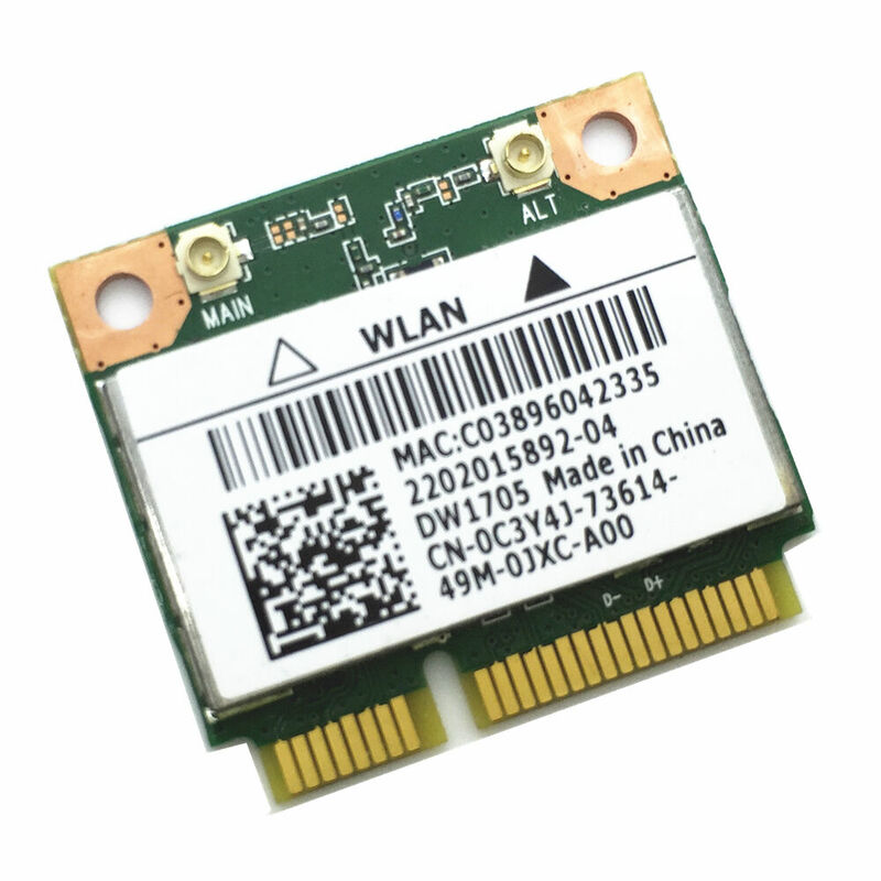 ATHEROS QCWB335 Dell DW1705 WIRELESS N Bluetooth-compatible 4.0 COMBO CARD WB335 AR9565
