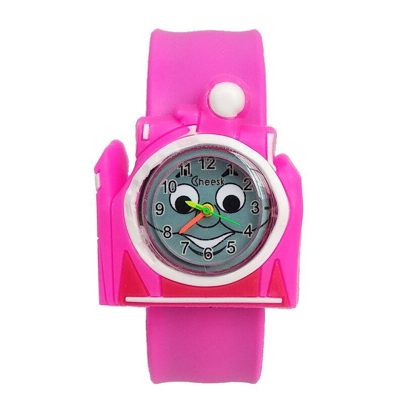 Matka wysyła prezent dla dzieci Smiley face Cartoon lokomotywa zegarek kwarcowy dla dzieci zegarki dla dzieci mężczyźni Student zegar sportowy