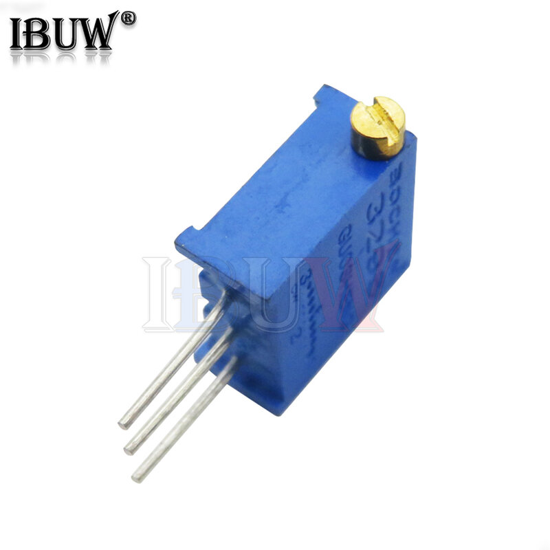 10PCS 3296 3296X Potentiometer resistanceohm Trimpot Trimmer 1K 2K 5K 10K 20K 50K 100K 200K 500K 1M ohm  100R 200R 500R