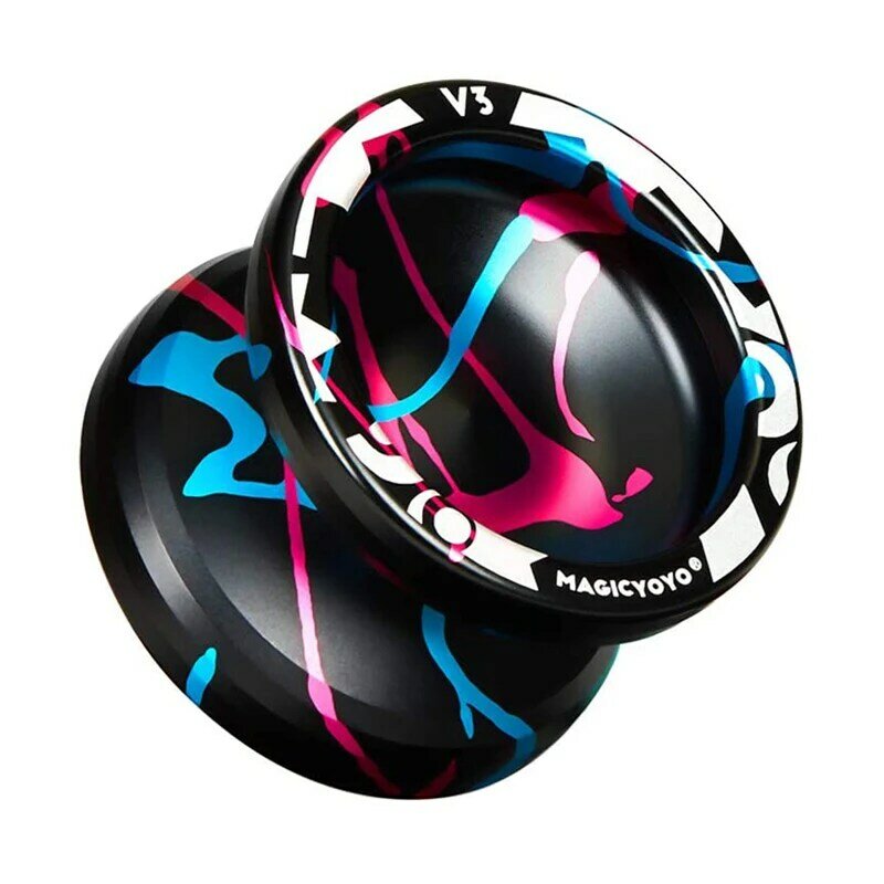 MAGICYOYO V3 Professional YoYo Metal Responsive Yo Yo for Kids Beginner Replacement Unresponsive Yoyo Bearing for Advanced Toys