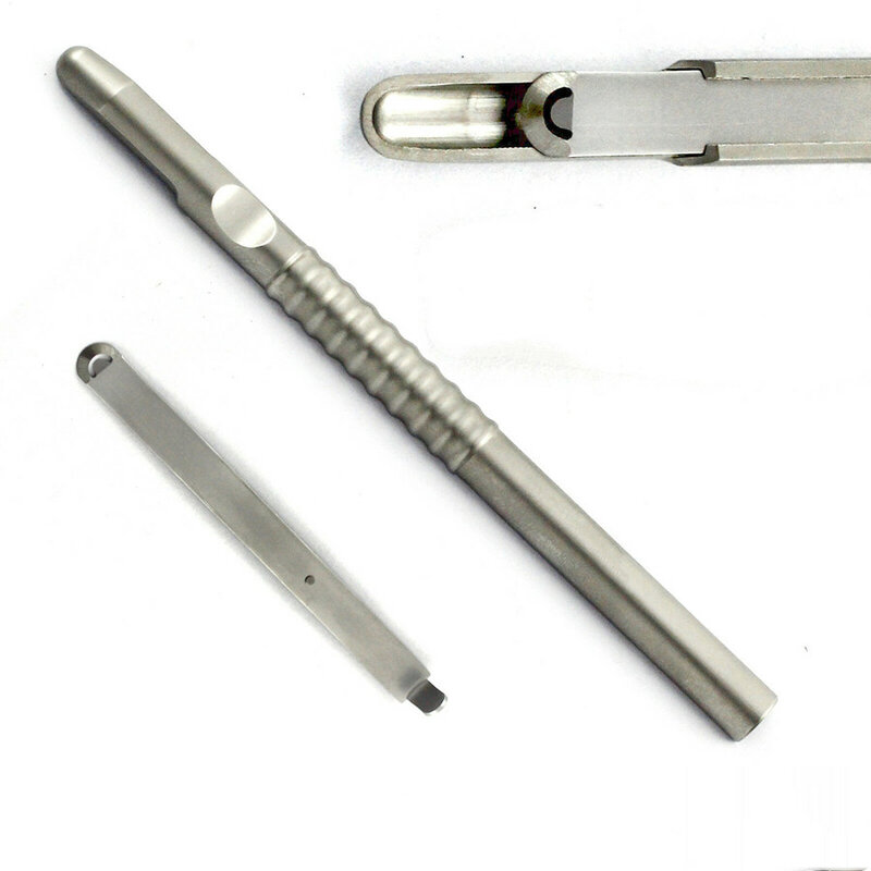 Instrumento raspador de osso de implante dentário ferramenta de aço inoxidável coletor cirúrgico