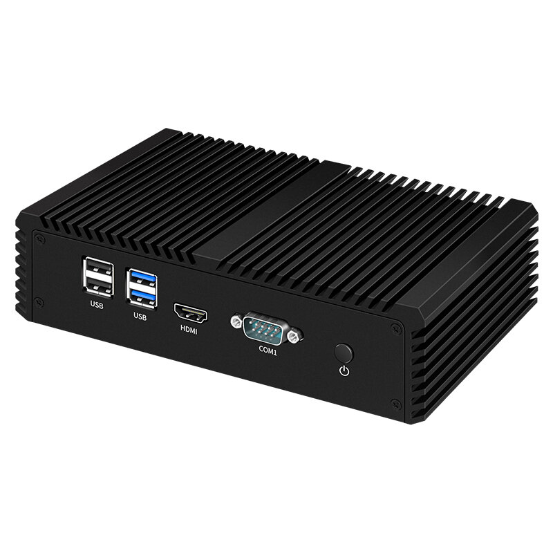 Mini PC Fanless clássico do jogo, processador central, 6 LAN, VPN, router macio, Desktop portátil, computador industrial, escritório, 4405