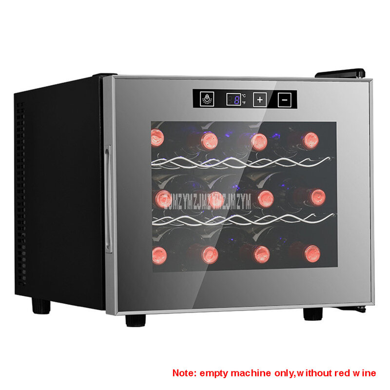 3 Layer 29L Electric Red Wine Cabinet 12 Bottle Constant Temperature Stainless Steel Home Ice Bar Mini Wine Refrigerator TL-29