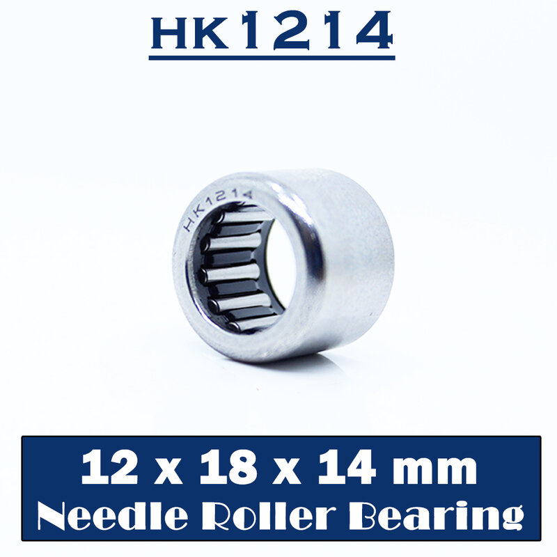 Hk1214 rolamentos de agulha 12*18*14mm (10 pces) rolamento de rolo de agulha de copo desenhado hk121814 hmk121814