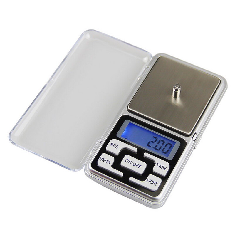 Escala eletrônica 0.01g mini escala de peso da joia para kitchen100/200/300/500g