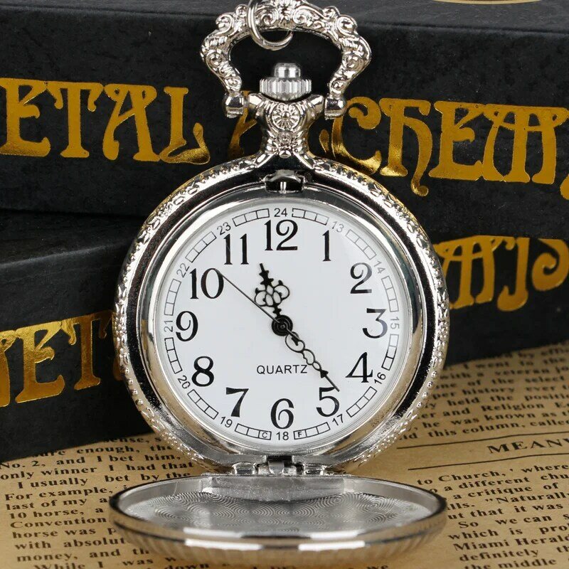 Fashion Quartz Man Pocket Watches Vintage G Pattern Fob Watches reloj de bolsillo TD2012