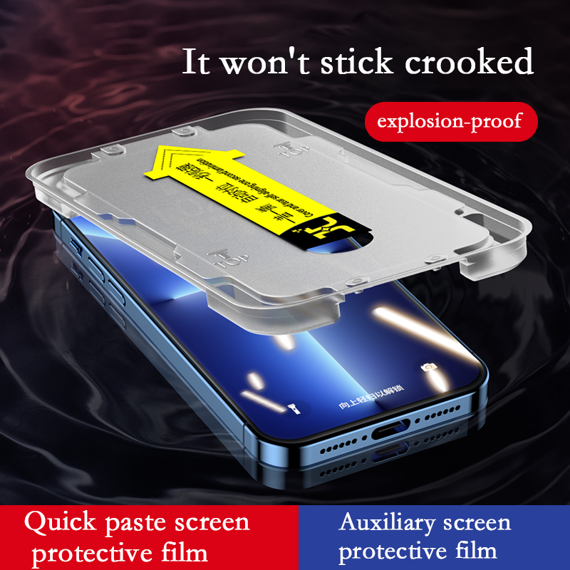 2023 Nieuwe Full-Cover Gehard Glas Voor Iphone 15 12 14 Pro Screenprotector Op Iphone X Xr Xs Max 13Mini Anti-Spion Stofnet Film