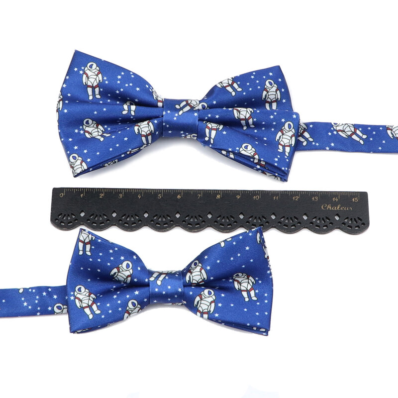 Fashion Butterfly Party Wedding Bow Tie for Boys Girls Cosmonaut Super Soft Bowknot Wholesale Accessories Bowties Female