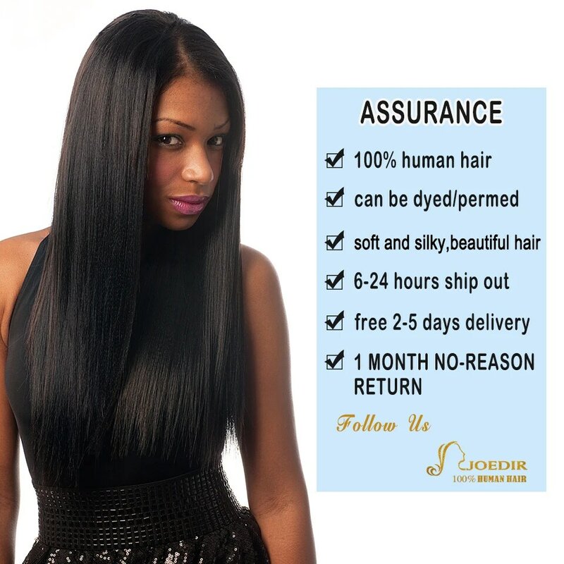 Sleek Peruvian Straight Hair Bundles Remy Hair Weave 8 To 30 Inches Extension100% Real Natural Human Hair Can Buy 3 Or 4 Bundles