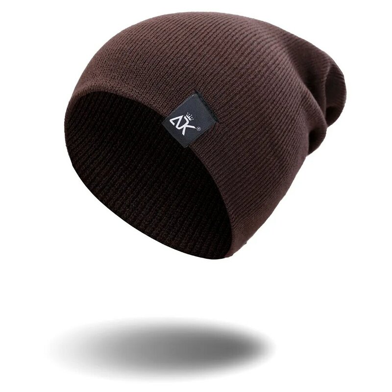 Шапки вязаные бирки шапка женские шапки для зимы дышащие мужские Gorras простые головные уборы теплые однотонные повседневные