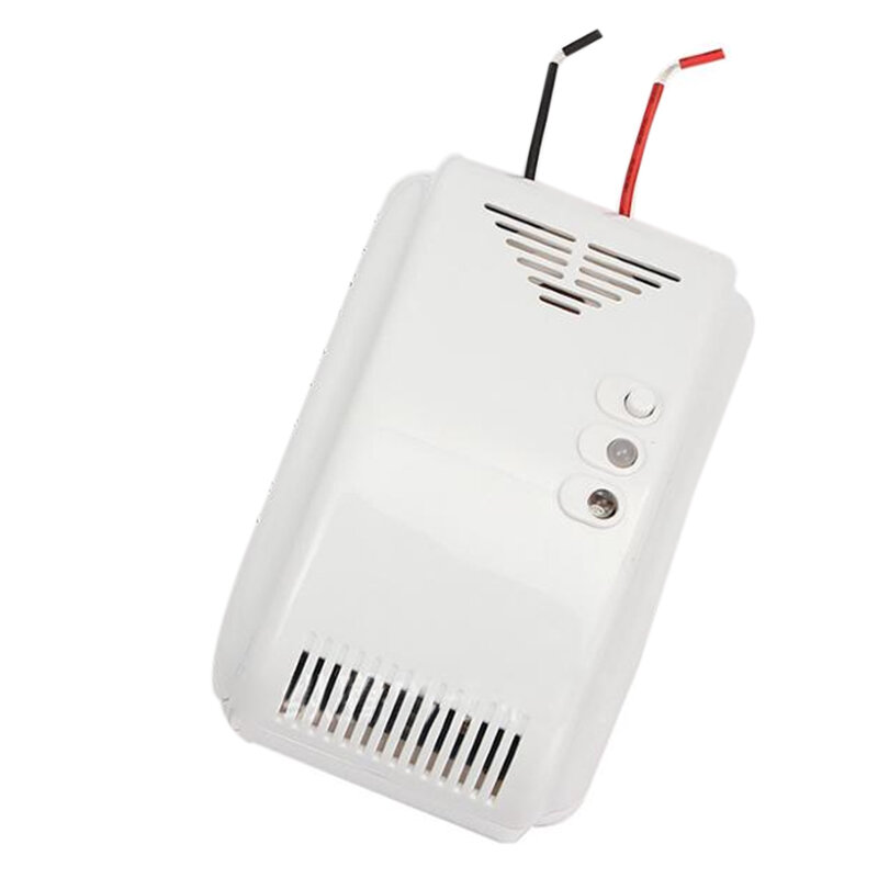 12V LPG Propane Butane Combustible Gas Leak Alarm Detector Sensor LED Flash Alarm Sound Motor Alarm Home Security