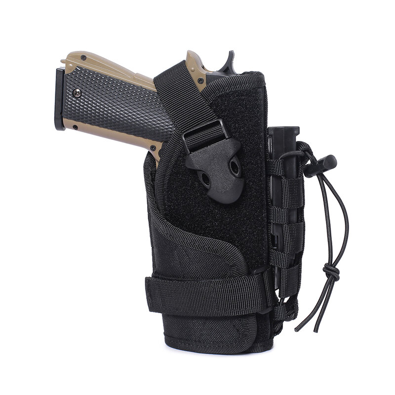 Funda táctica para pistola Molle, soporte de cintura Universal para mano derecha, caza, tiro, Airsoft, Glock
