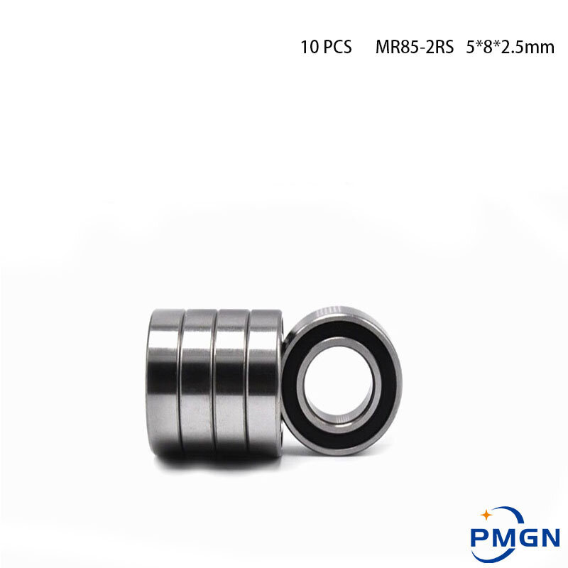 10Pcs ABEC-5 MR85-2RS MR85 2RS MR85 Rs MR85RS 5*8*2.5 5X8X2.5 Mm rubber Sealed Miniatuur Hoge Kwaliteit Diepgroefkogellager