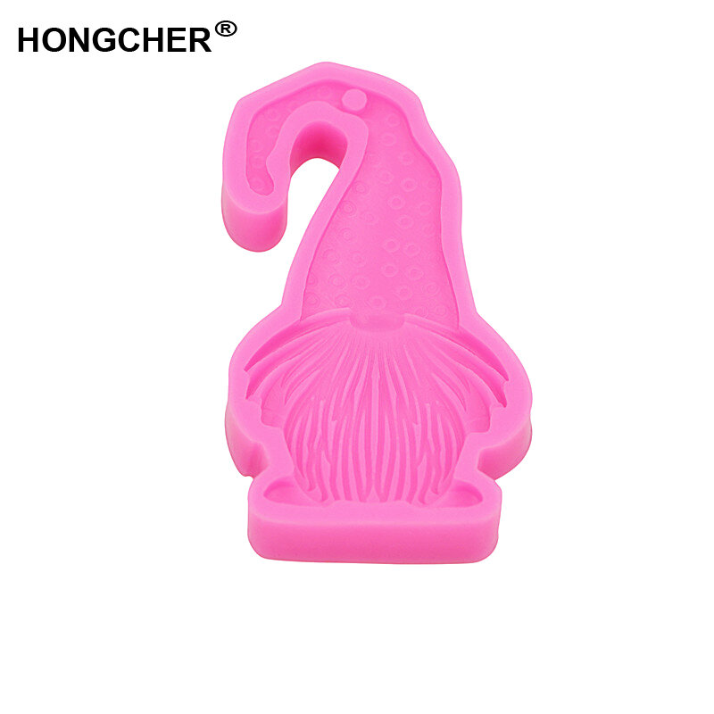 New Epoxy Mould Gnomish Keychain Mould, Dwarf Earring Mould Santa Claus Silicone Mold Cake Silicone Mold Kitchen Baking Gadgets