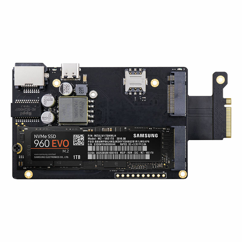 Khadas M2X Extension Board with PoE capability