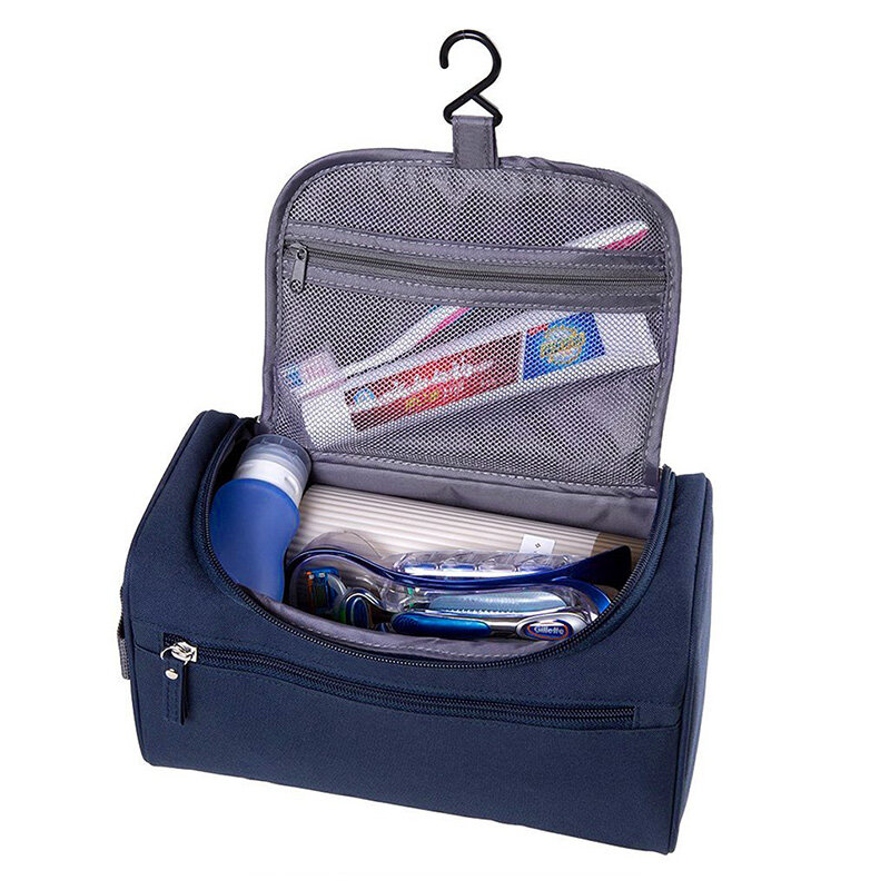 Tas Kosmetik Travel Gantung Kotak Rias Wanita Kotak Penyimpanan Perlengkapan Mandi Tas Alat Mandi untuk Pria