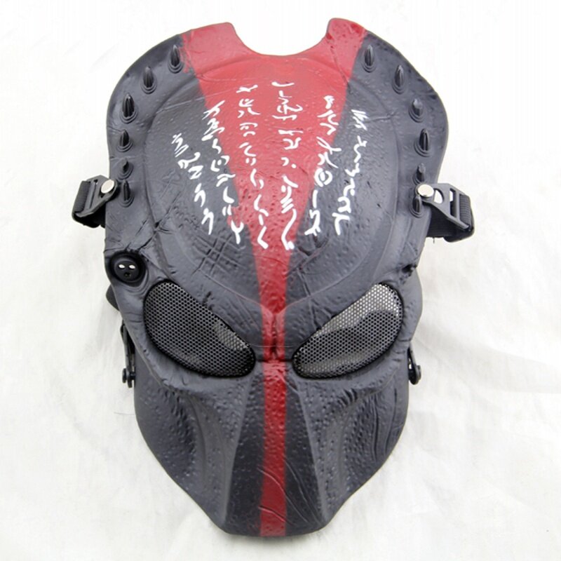 Хищник волк 2,0 тактическая пейнтбольная маска косплей Хэллоуин для вечеринки военная армия CS Wargame страйкбол металлическая Сетчатая Маска н...