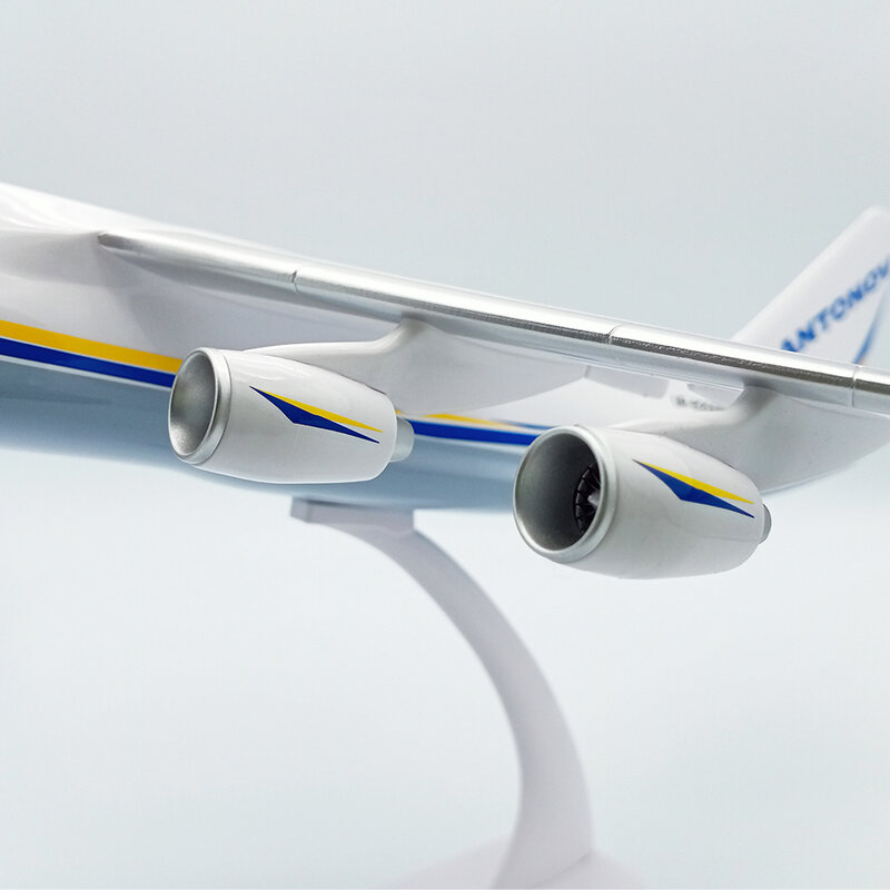 Ucraina 1/200 angelov An-124 aereo da trasporto politico modello di aereo in plastica ABS modello di aereo