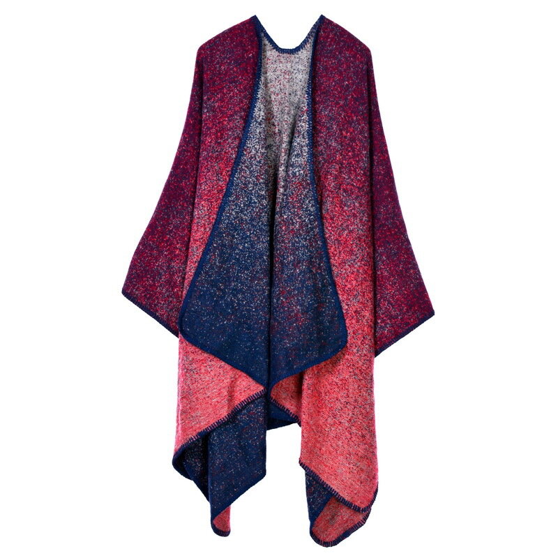 Poncho cálido a cuadros para Mujer, chales de gran tamaño, Pashmina de Cachemira, moda de invierno, novedad de 2020