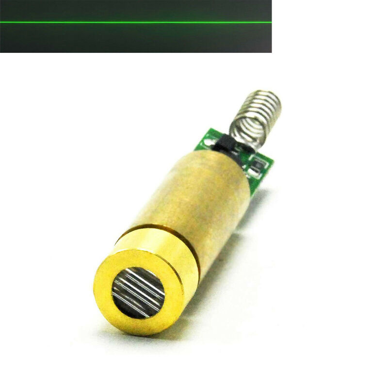 INDUSTRIAL/LAB-Technologie laser à diode verte en laiton, 532nm, 100mW, 3.7-4.2V, avec pilote