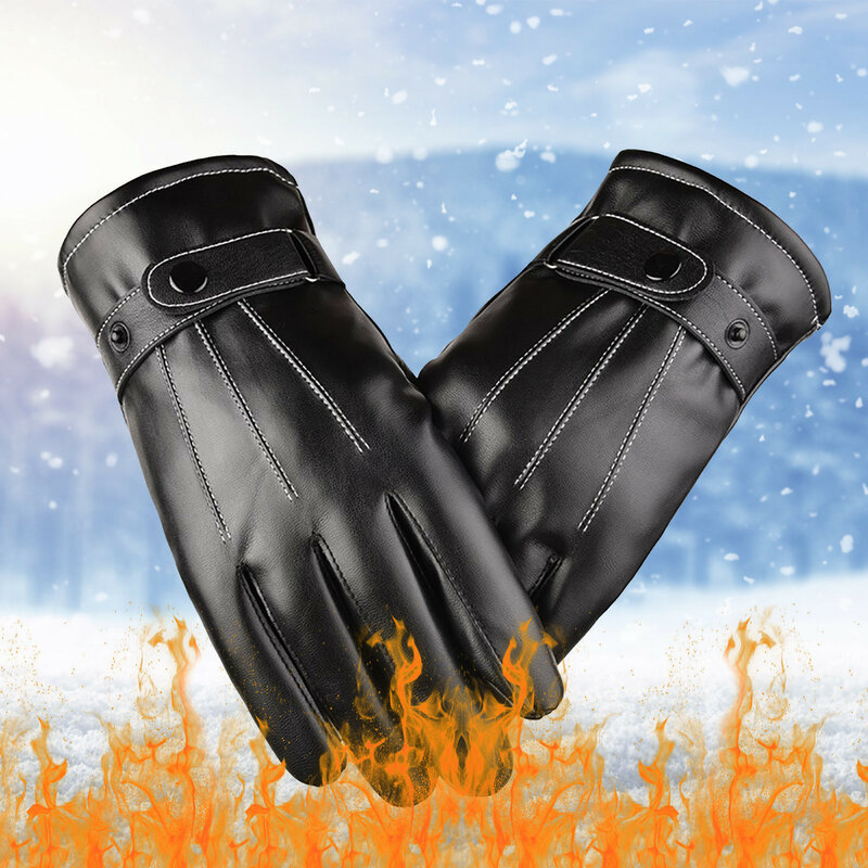 2021 Touch Screen Winter Warm Man Gloves Ski Outdoor Fishing Waterproof Gloves Women Windproof Non-Slip Sport Riding Gloves L*5