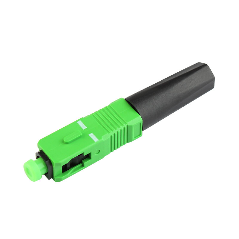 Conector rápido de fibra óptica única, pré-incorporado, FTTH, SCAPC, frete grátis, 100Pcs Supply