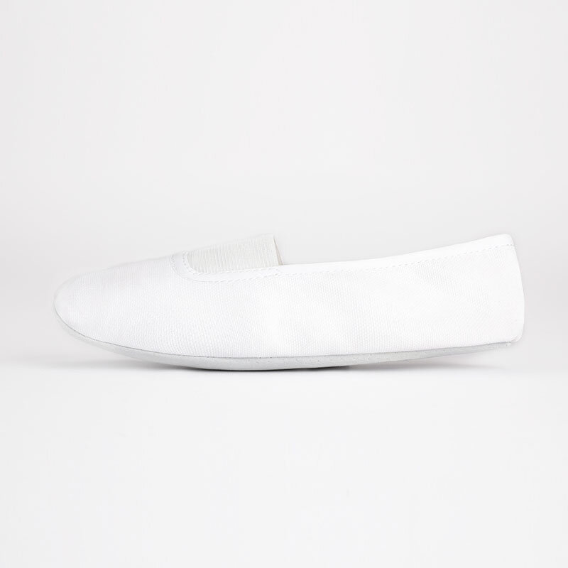 EU22-45 جلد كامل وحيد أسود أبيض شقة اليوغا المعلم اللياقة البدنية الجمباز الباليه الرقص أحذية للأطفال امرأة رجل