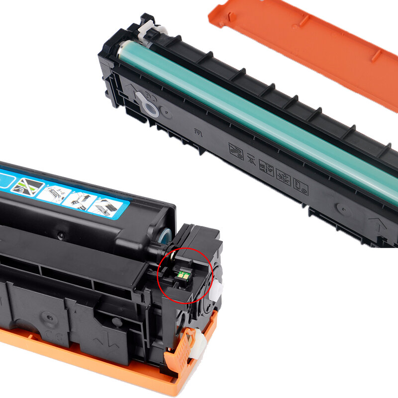 Kompatibel untuk HP 203A CF540A 540A Toner Cartridge untuk HP Laserje Pro M254nw M254dw MFP M281fdw M281fdn M280nw Printer