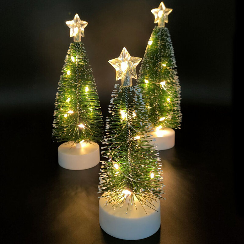 Pheila árvore de natal lâmpadas decoração de fadas luzes bateria operado para o natal ano novo festa de inverno decoração