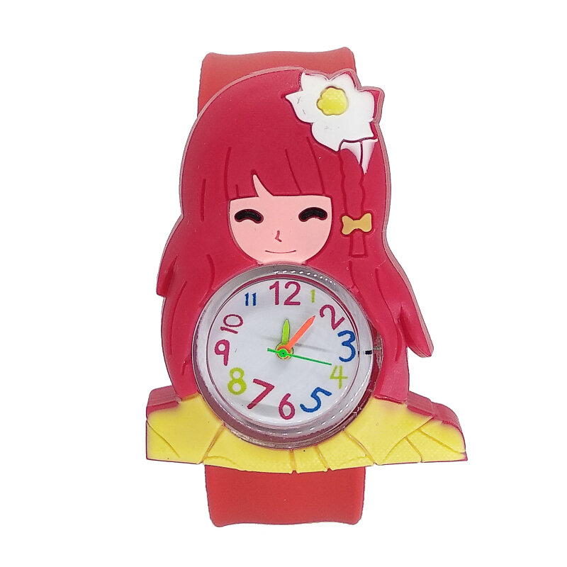 2019 nuovo di buona qualità moda bambini orologi ragazze orologio bambini studente Silicone impermeabile orologio da polso al quarzo schiaffo regalo del bambino