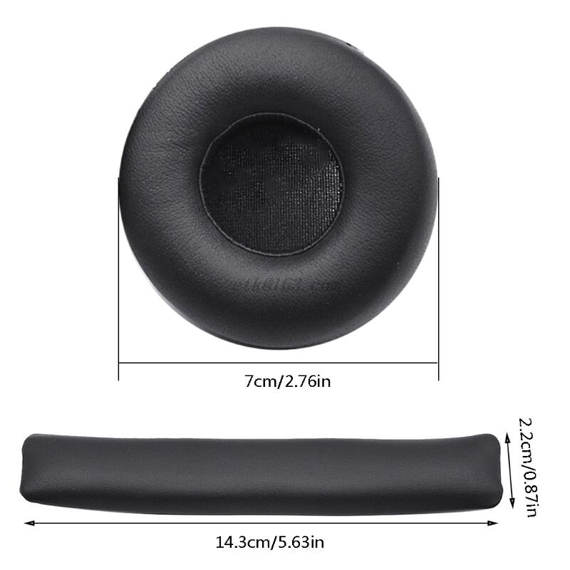 Almohadillas de cuero de repuesto para auriculares JBL Synchros E40BT E40, accesorios para auriculares compatibles con Bluetooth