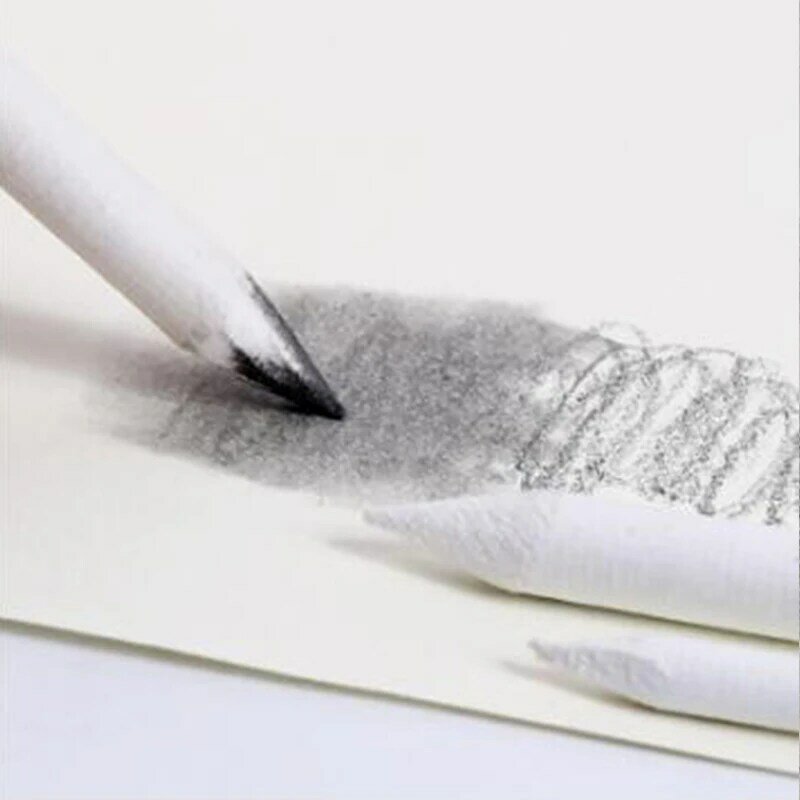 คู่หัวกระดาษร่างดินสอใบปัดน้ำฝน3/6/8/12 Pcs ทนทานผสม Smudge กระดาษ Wiper ภาพวาดกระดาษ Wiper