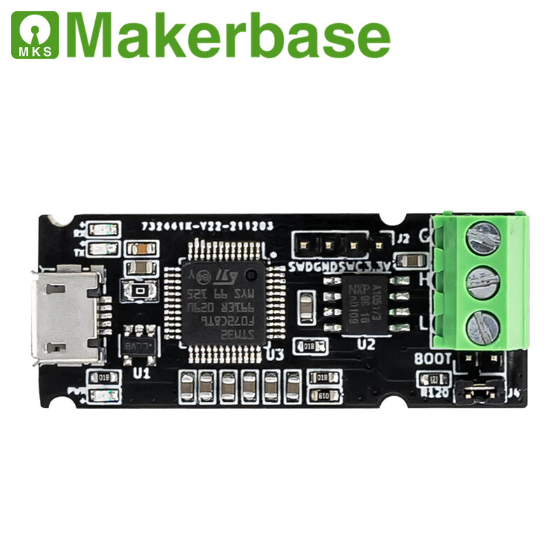 Makerbase canable USB to Canbusインストライザーアナライザーアダプター分離されたvescドライブクリッパー