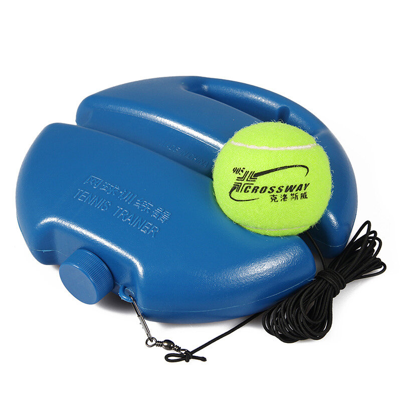 Heavy Duty trening tenis pomoce baza z elastyczną piłka sznurowa praktyka samoobsługowa odbicie tenisówka Partner Sparring Device