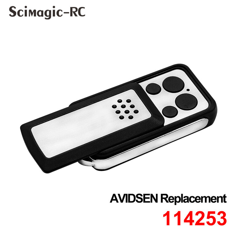 4 piezas de control remoto de puerta de garaje Avidsen 114253 transmisor de puerta 433,92 MHz abridor de llavero con código rodante