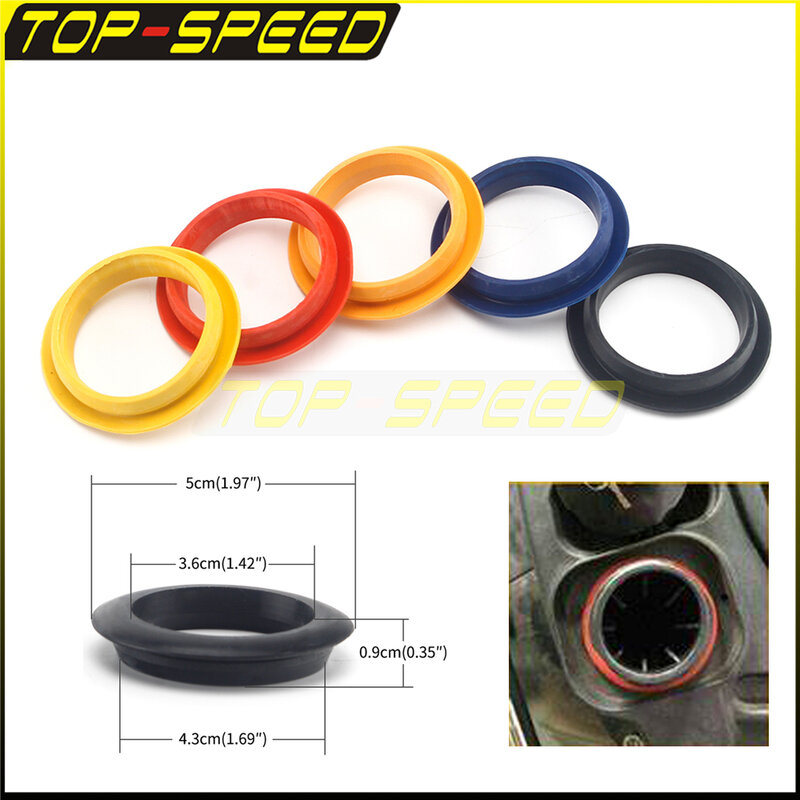 5 Colours Oil Cap Motorcycle Leakproof Fuel Tank Cup Soft Rubber Ring Dust Seal Ring Oil Seal Cover O-ring For GTS 300