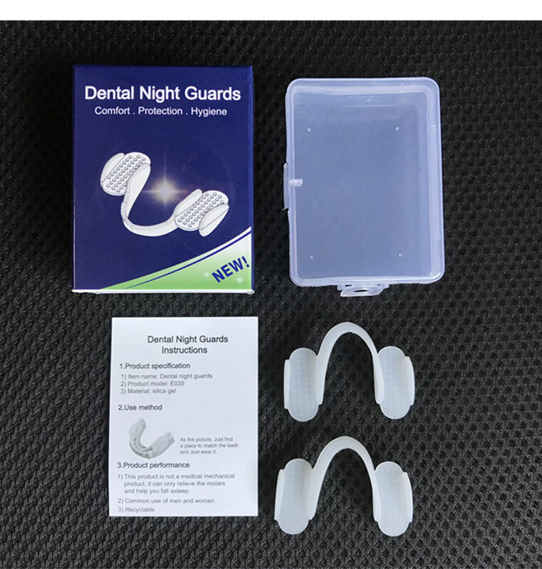 Sleep Mouthguard Splint Clenching Dental Braces Bruxism Mouth Guard  Alignment Trainer Sleep Aid Teeth Protector Tools