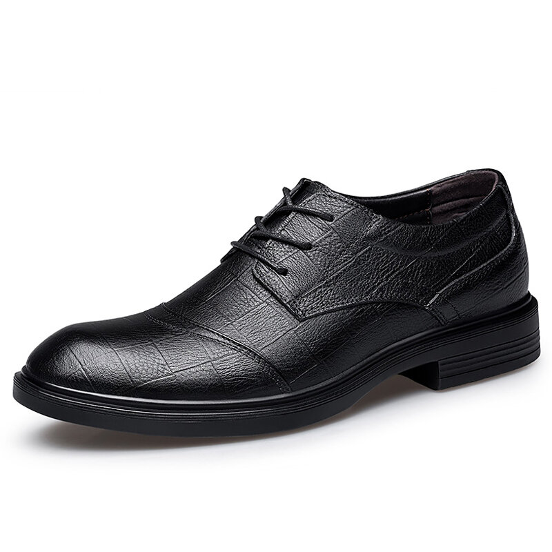 Plus Size 50 Natural Genuine Leather Oxford shoes for men Dress Shoes Fashion Business formal shoes men flats winter men shoes