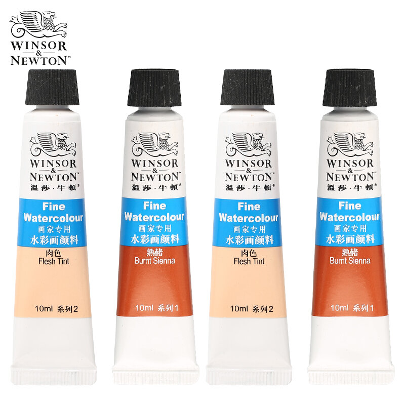 Winsor & Newton 10ml colore della pelle acquerello vernice tubo studente acquarello Aquarelle per pittura forniture d'arte