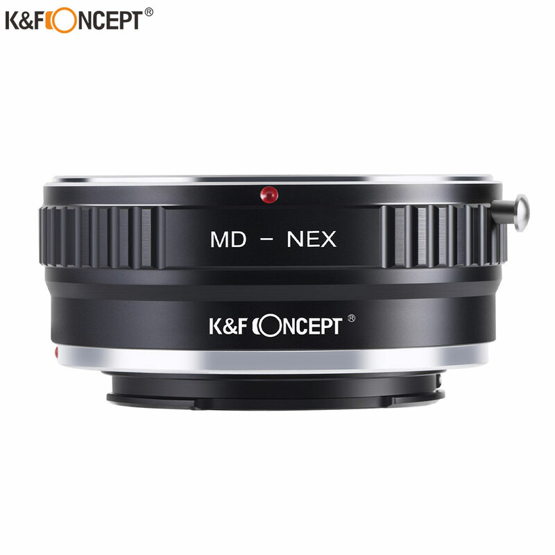 K&F CONCEPT Lens Mount Adapter for Minolta MD Lens to Sony NEX E-Mount Camera for Sony NEX-3 NEX-3C NEX-5 NEX-5C NEX-5N NEX-5R