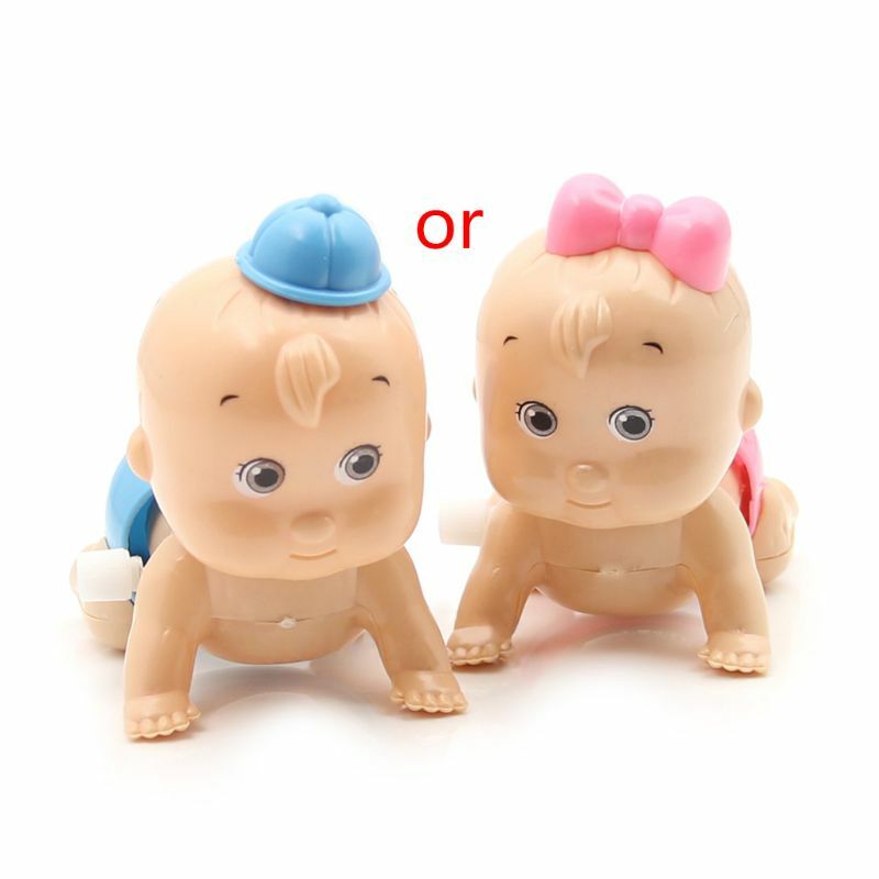 1 шт., игрушка для ползания для мальчиков и девочек, заводная кукла, игрушка для малышей, подарок на вечеринку, Q22D