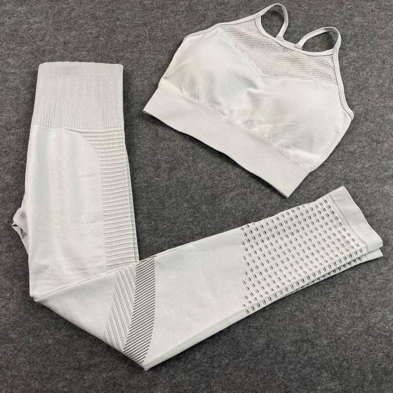 Push Up Yoga Set Women Sports Gym Suit Seamless Legging Women Sports Bra Fitness Women Gym Clothes Women Outfit Tights Tracksuit